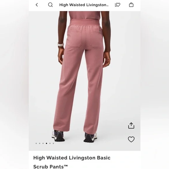 FIGS Livingston High Waisted Scrub Pants - Picture 3 of 9